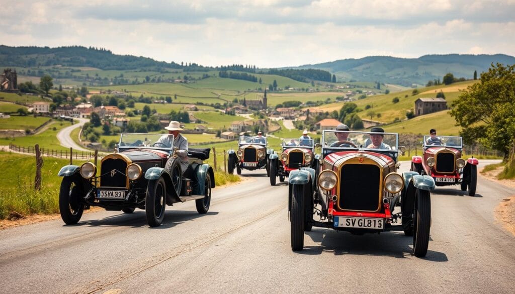 Origines des rallyes historiques